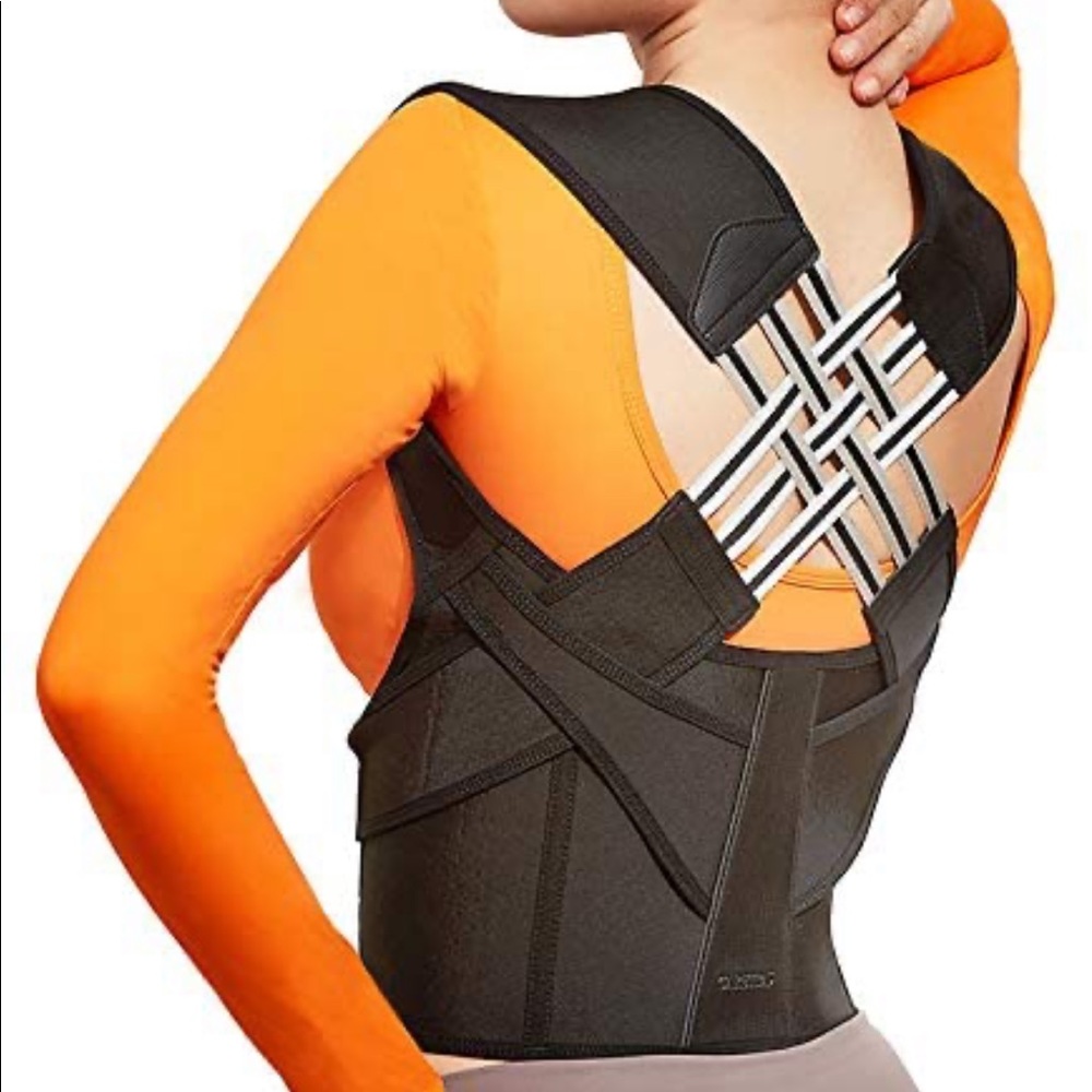- Caretras Posture Corrector Mens and Women’s Size: L